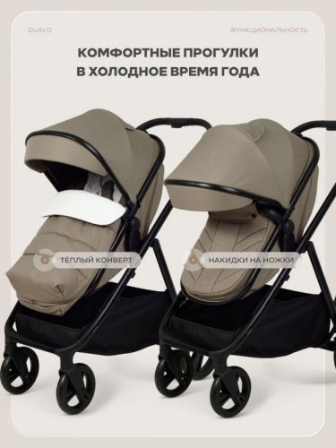 Коляска трансформер 2 в 1 RANT basic Dualo фото 5