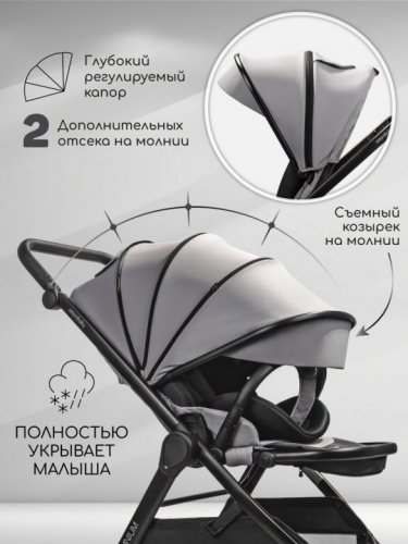 Коляска прогулочная Amarobaby Somnium фото 3