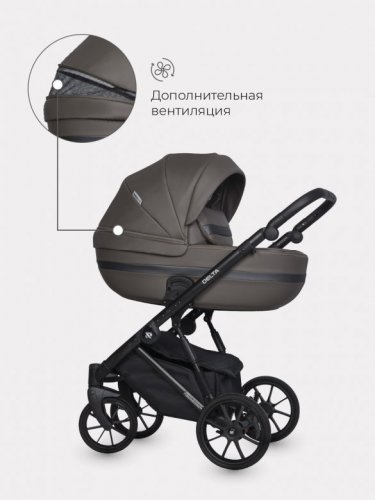 Коляска модульная 2 в 1 Riko Basic Delta Ecco фото 8