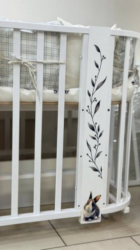 Кроватка 4Kids Ми-Ми Зайка с маятником фото 2