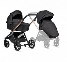 Коляска модульная 2 в 1 Tutis Mio 3+ BLACK EDITION (ткань)