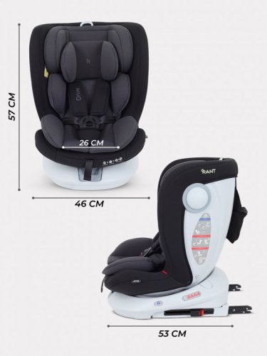 Автокресло RANT LB619 "DRIVE" isofix 0-36 кг фото 2