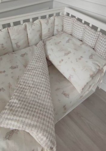 Комплект Lappetti арт.6123 "Винтаж" для прямоугольной кроватки фото 2
