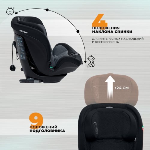 Автокресло Sweet Baby Gravity 9-36 кг фото 3
