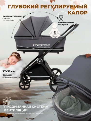 Коляска модульная 2 в 1 Sweet Baby Stella фото 3