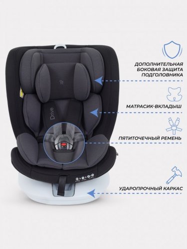 Автокресло RANT LB619 "DRIVE" isofix 0-36 кг фото 6