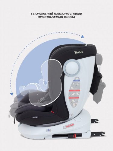 Автокресло RANT LB619 "DRIVE" isofix 0-36 кг фото 4